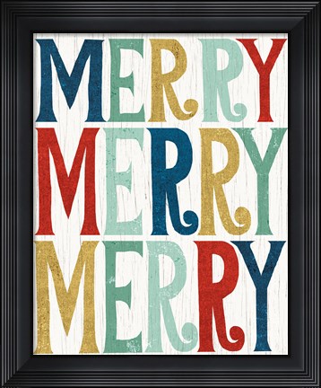 Framed Holiday on Wheels XI Print