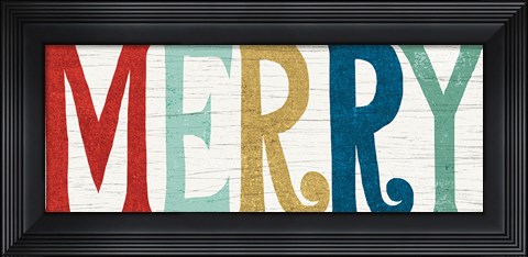Framed Holiday on Wheels VIII Print