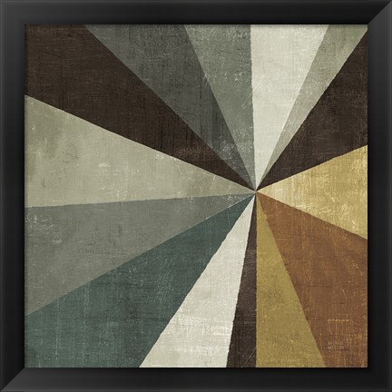 Framed Triangulawesome Square II Print