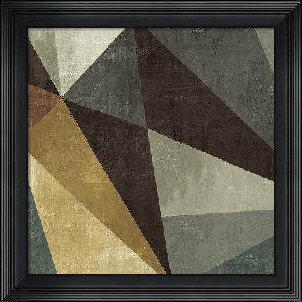 Framed Triangulawesome Square I Print