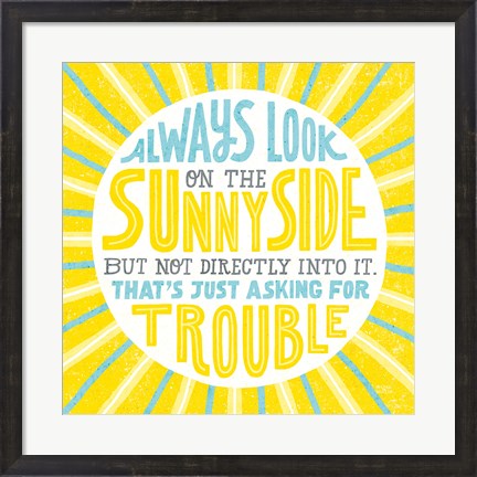Framed Sunny Side Print