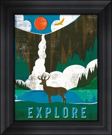 Framed Big Sky II Print