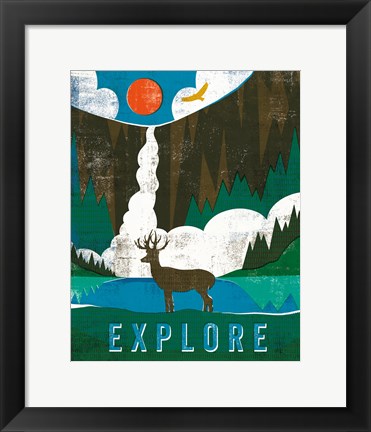 Framed Big Sky II Print