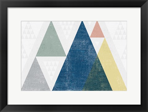 Framed Mod Triangles I Soft Print