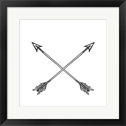 Framed Great Journey III Line Art Print