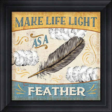 Framed Great Journey VIII Print