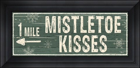 Framed Christmas Signs IV Print