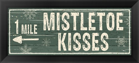 Framed Christmas Signs IV Print