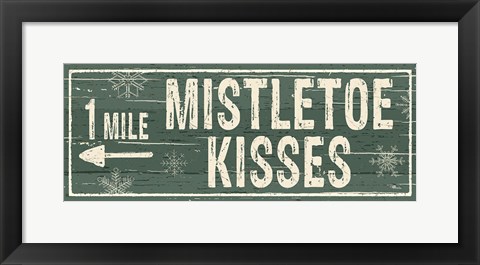 Framed Christmas Signs IV Print