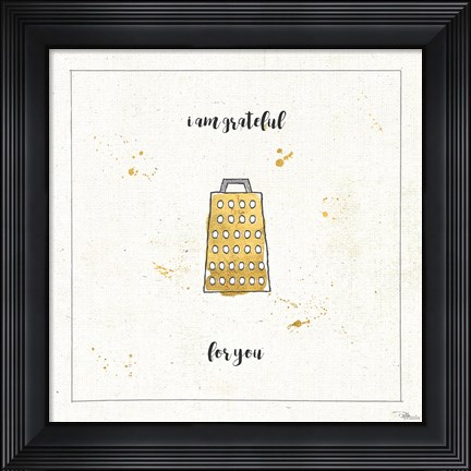 Framed Cuisine Cuties I Cursive Print
