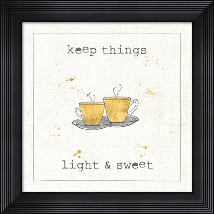 Framed Cuisine Cuties V Print