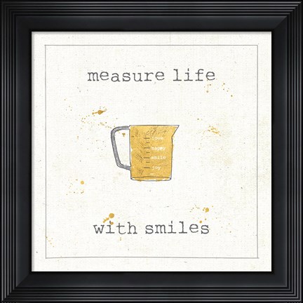 Framed Cuisine Cuties VI Print