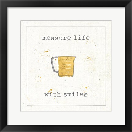 Framed Cuisine Cuties VI Print