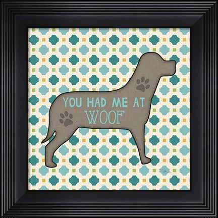Framed Doggy Sayin III Print
