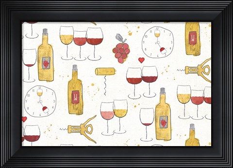 Framed Flavor Notes X Print