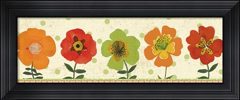 Framed Garden Brights Spice III Print