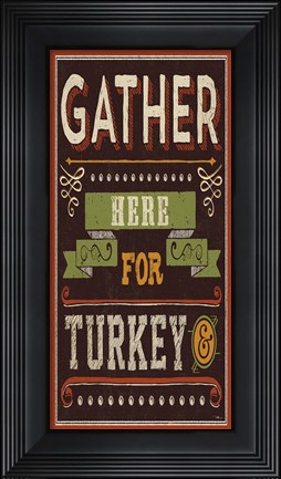 Framed Give Thanks I Print