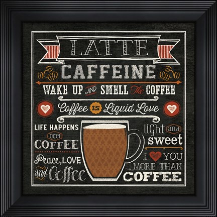 Framed Java Talk II Print