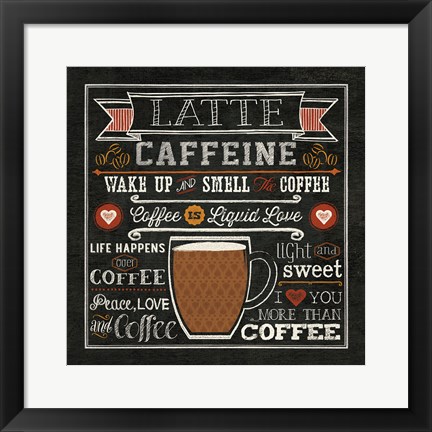 Framed Java Talk II Print