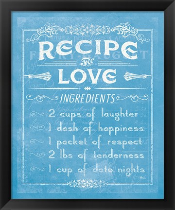 Framed Life Recipes I Blue Print