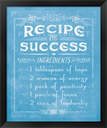 Framed Life Recipes II Blue Print