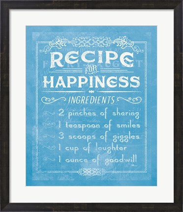 Framed Life Recipes IV Blue Print