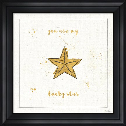 Framed Lil Memos IX Cursive Print