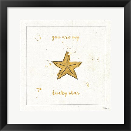 Framed Lil Memos IX Cursive Print