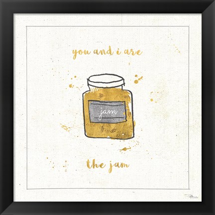 Framed Love Notes XI Cursive Print