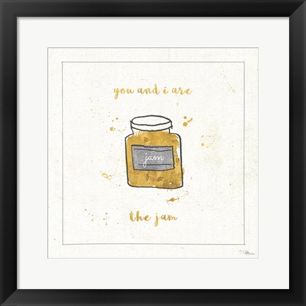 Framed Love Notes XI Cursive Print