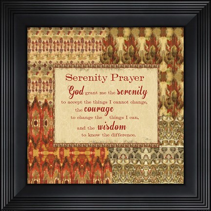 Framed Mirage Words IV Sq Print