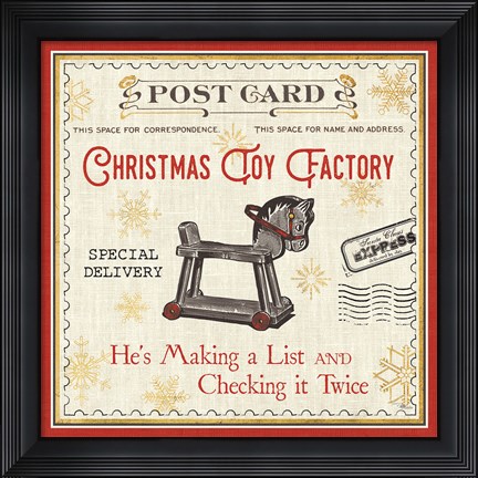 Framed North Pole Express III Print