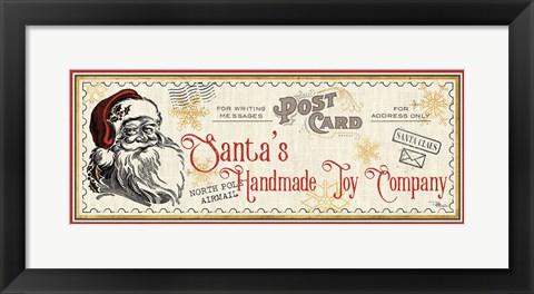 Framed North Pole Express V Print