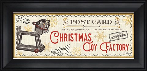 Framed North Pole Express VII Print