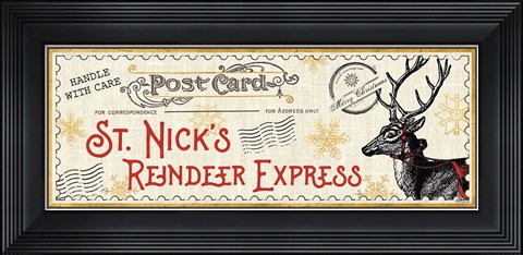 Framed North Pole Express VIII Print