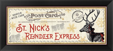 Framed North Pole Express VIII Print