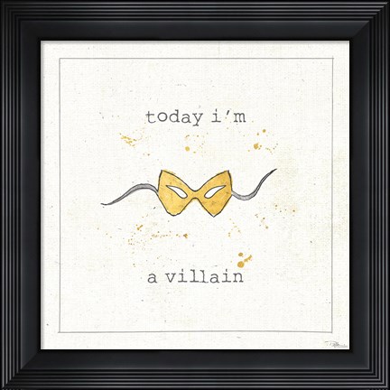Framed Opposites Cuties VIII Print