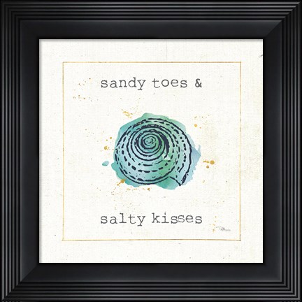 Framed Sea Treasures II Print