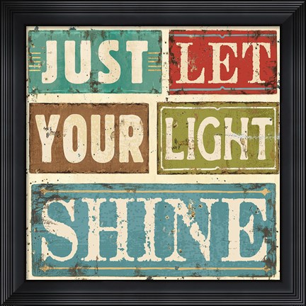 Framed Shine III Print