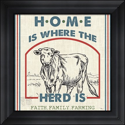 Framed Sweet Farmhouse IV Print