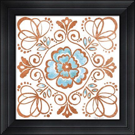 Framed October Garden X Print