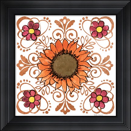 Framed October Garden VI Print