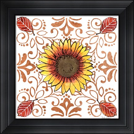 Framed October Garden VII Print