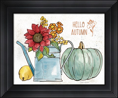 Framed October Garden IV Print