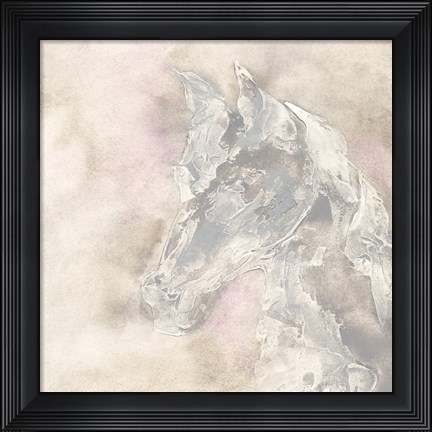 Framed Gray Head IV Print