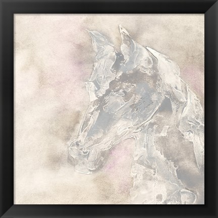 Framed Gray Head IV Print