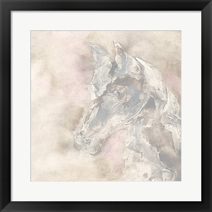 Framed Gray Head IV Print