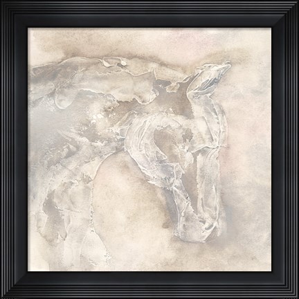 Framed Gray Head III Print