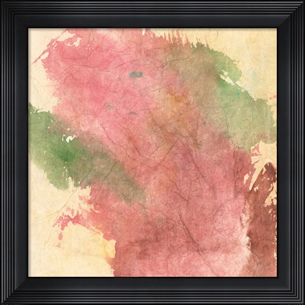 Framed Rouge Growth I Print