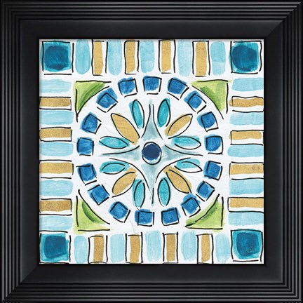 Framed Peacock Allegory VIII Print